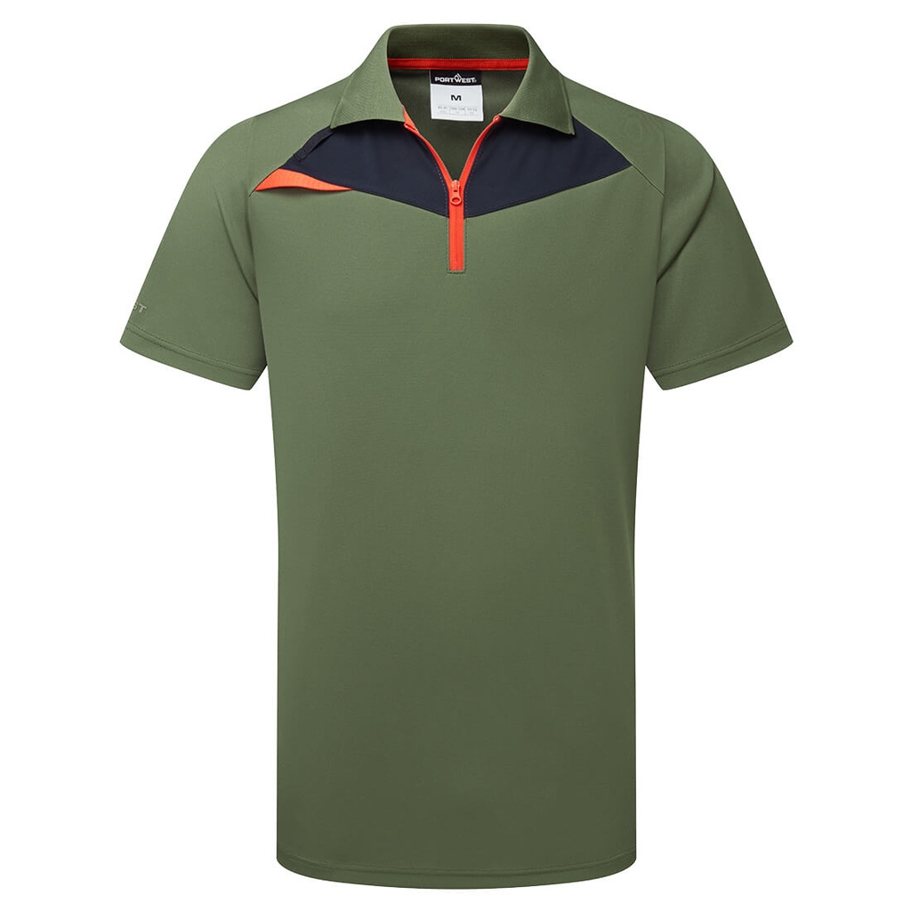 DX4 Polo Shirt S/S - Moosgrün