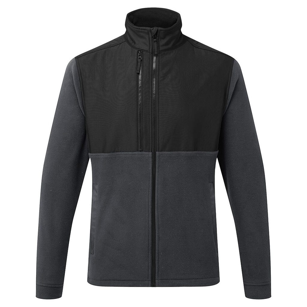 WX2 Eco Fleecejacke - Metallgrau