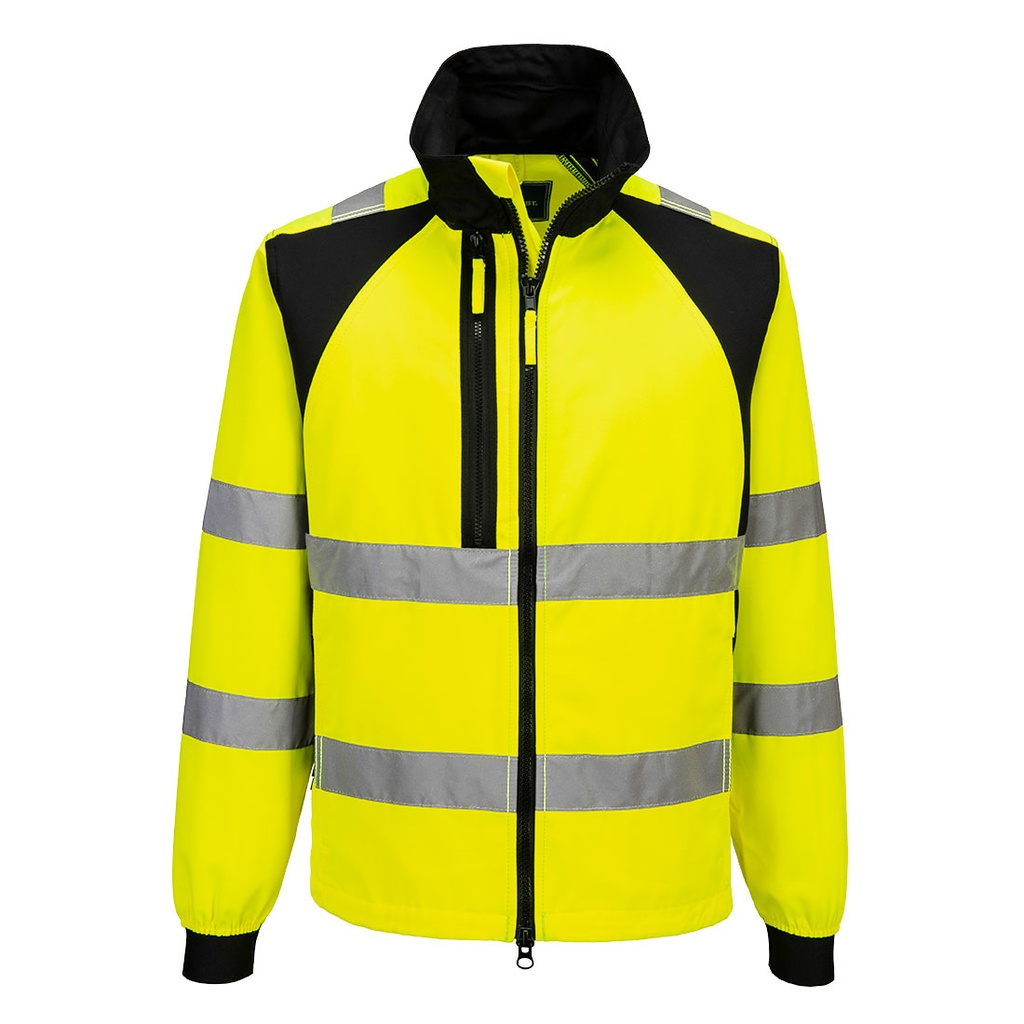 [CD861YBRS] WX2 Eco Warnschutz Arbeitsjacke - Gelb/Schwarz (S)