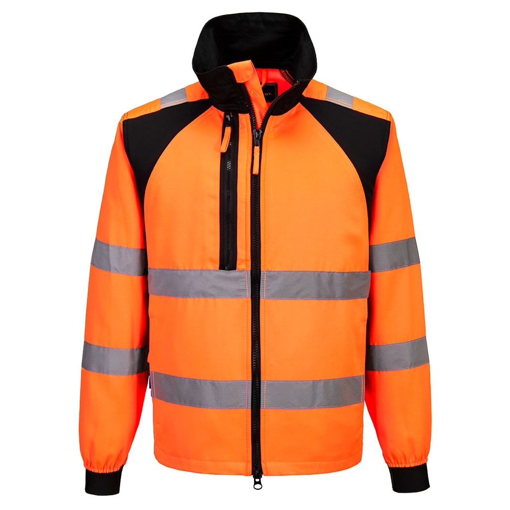 [CD861OBRS] WX2 Eco Warnschutz Arbeitsjacke - Orange/Schwarz (S)