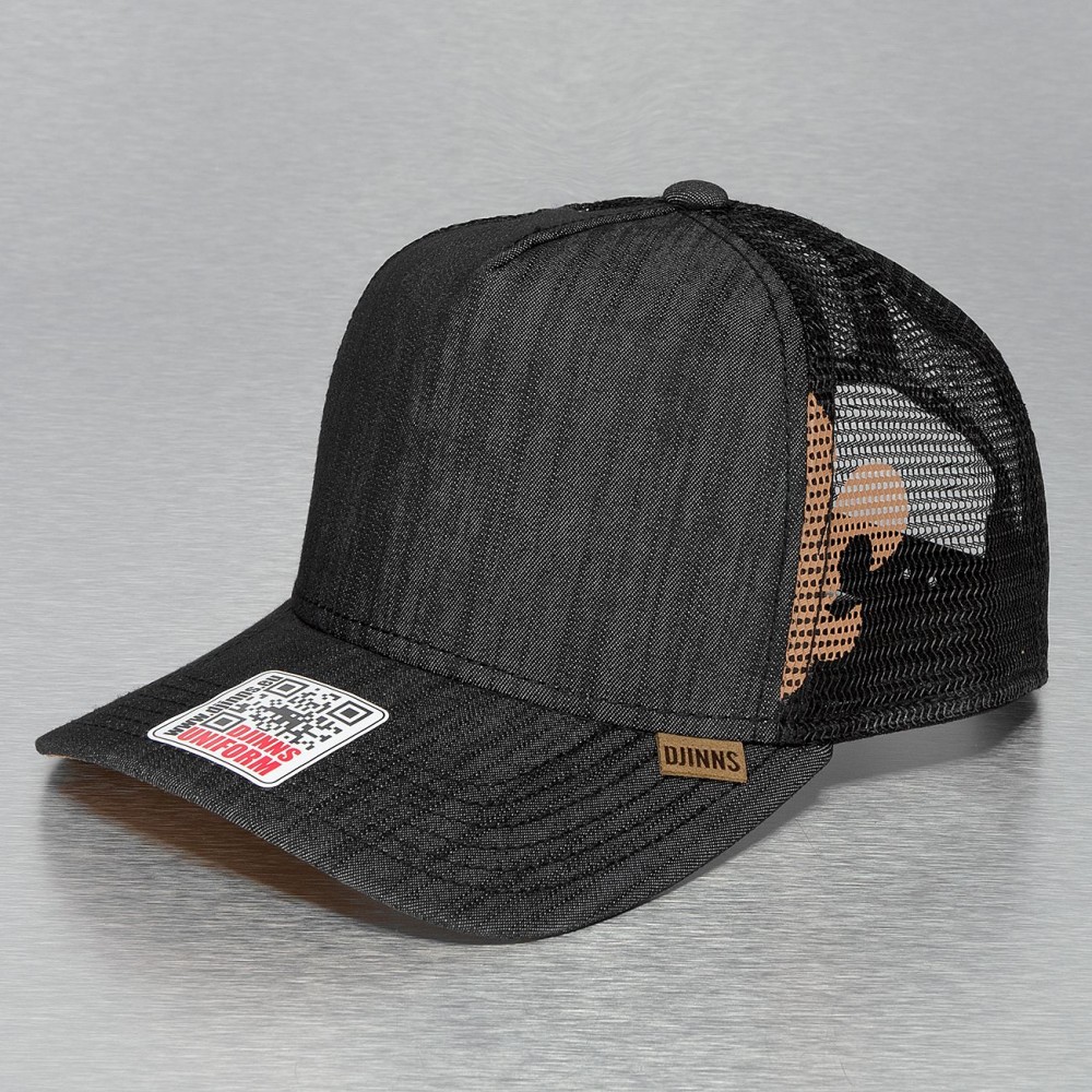 Djinns Herren Caps / Trucker Cap Linen 2014 High Fitted