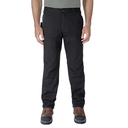 Relaxed Straight Steel Rugged Flex™ Ripstop Double-Front Dungaree - Black