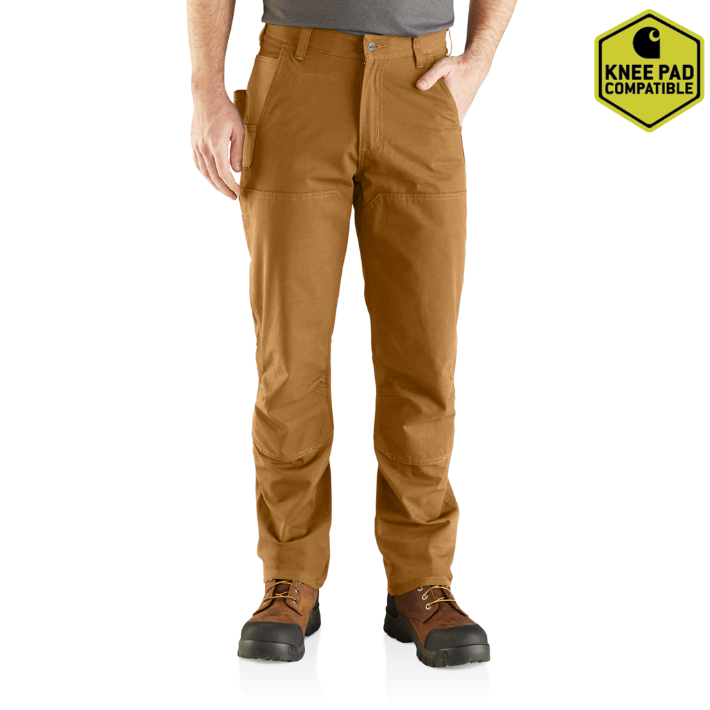 Steel Rugged Flex™ Relaxed Fit Double-Front Utility Work Pant - Carhartt Brown