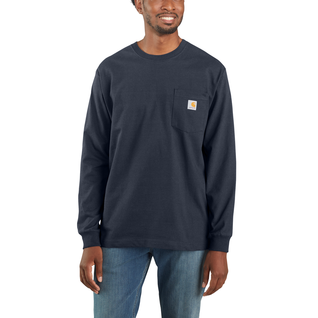 Dearborn Loose LS T-Shirt - Navy