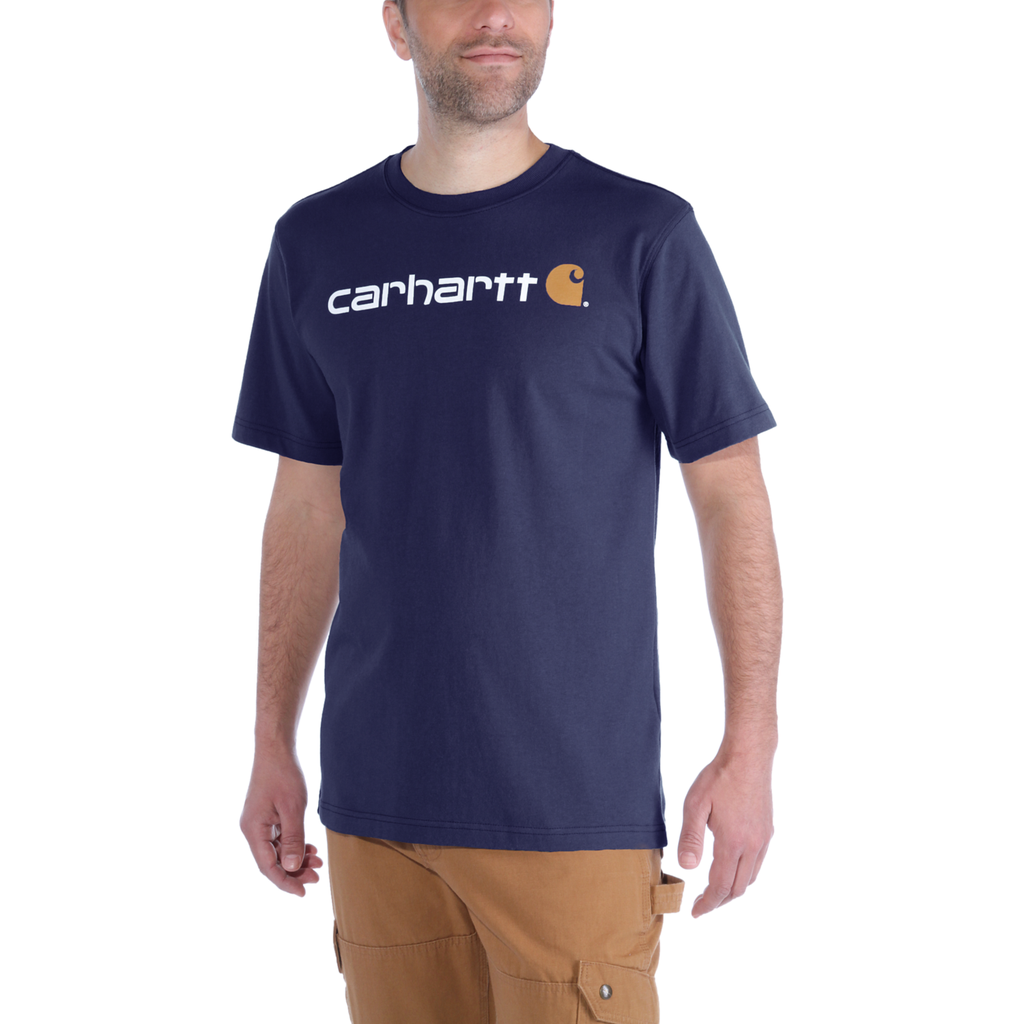 Dearborn Relaxed Logo T-Shirt - Navy
