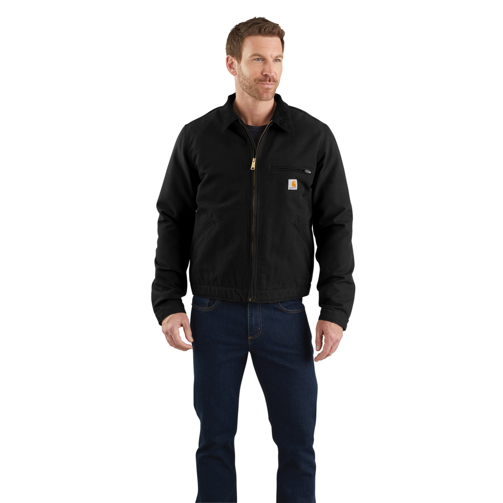 [103828-BLKXLREG] Iconic J01 Duck Detroit Jacket - Black (XL)
