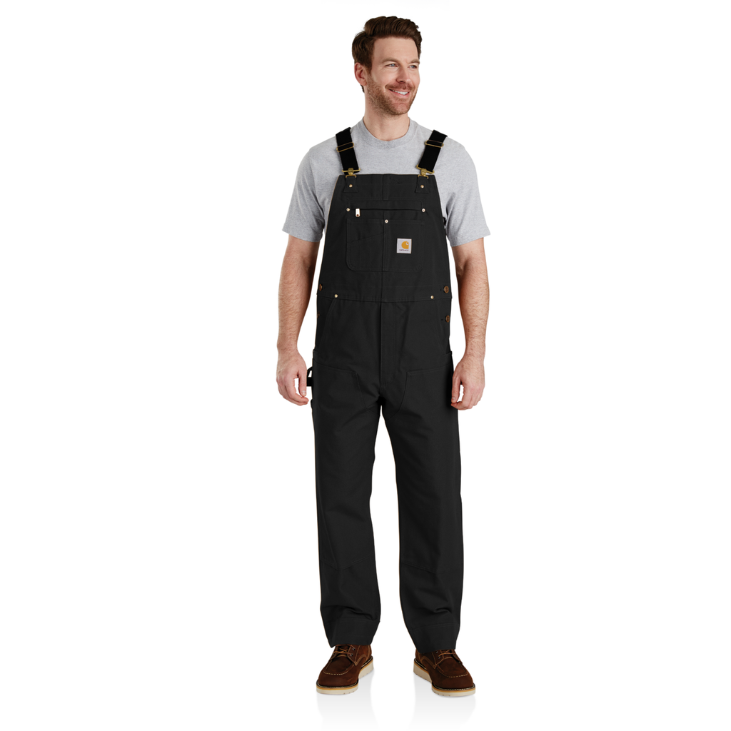 [102776-001W30L34] Iconic R01 Duck Bib Overall - Black (W30, L34)