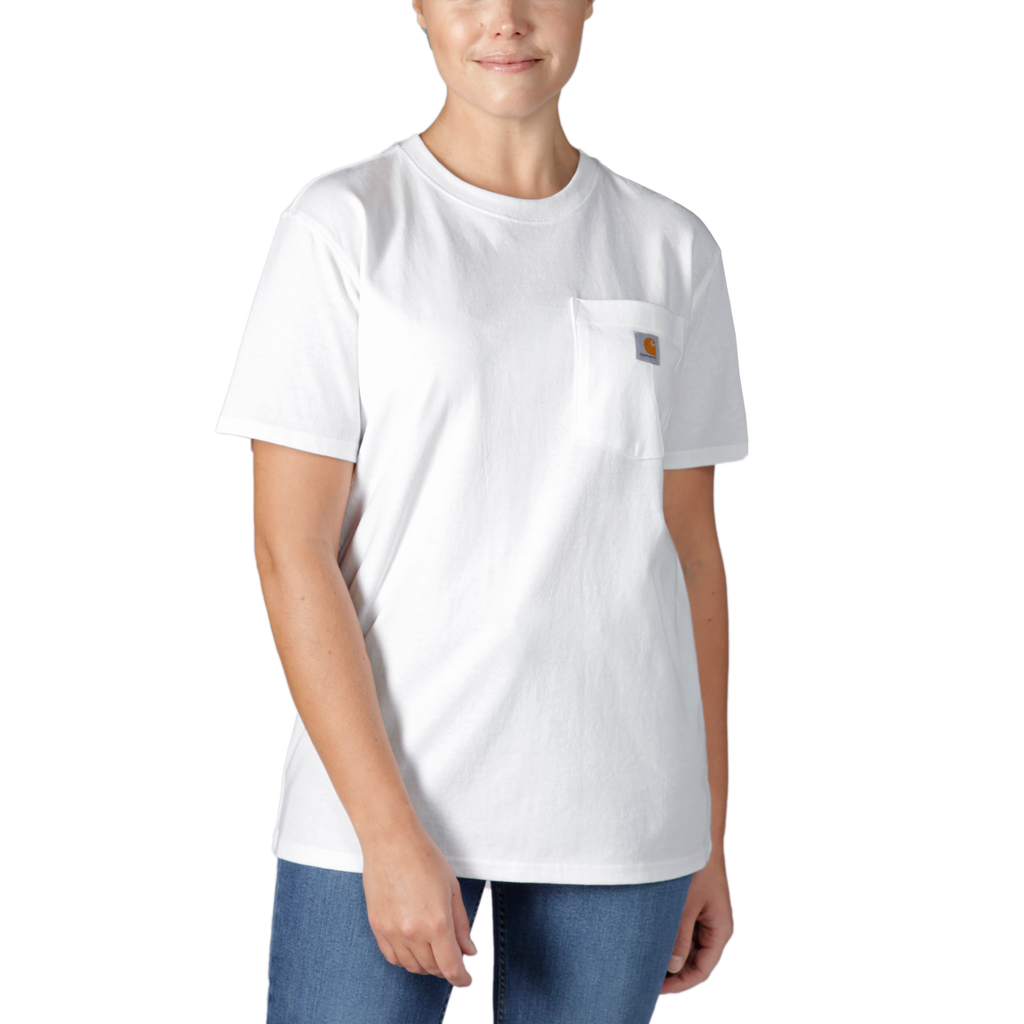 [103067-100XLREG] Iconic WK87 Pocket T-Shirt - White (XL)