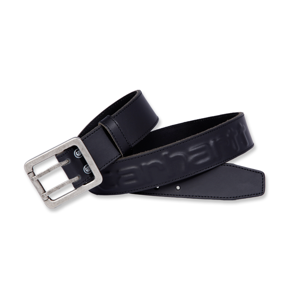 [891012-BLKW38] Logo Belt - Black (38W)
