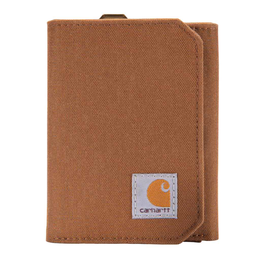 Nylon Duck Trifold Wallet - Carhartt Brown