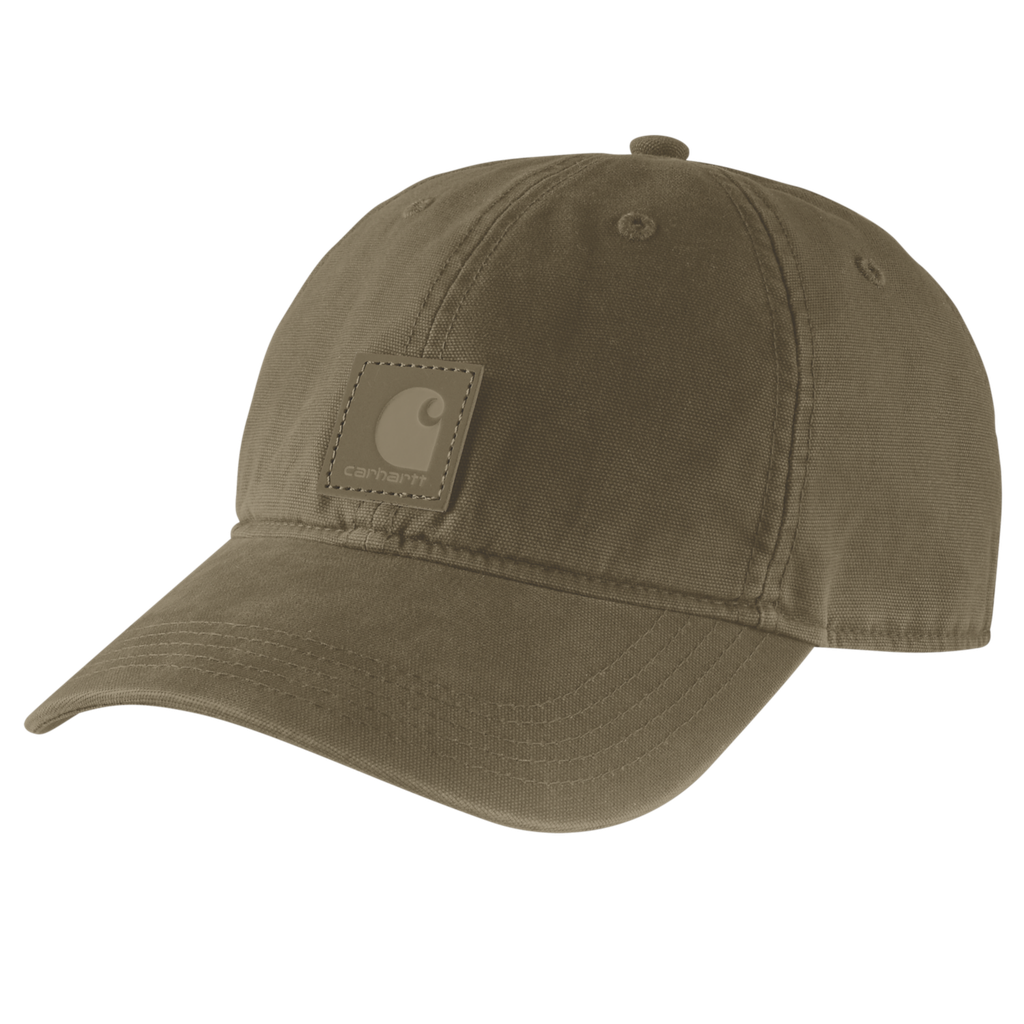 [100289-GN6OS] Odessa Leatherette Cap - Burnished Logs
