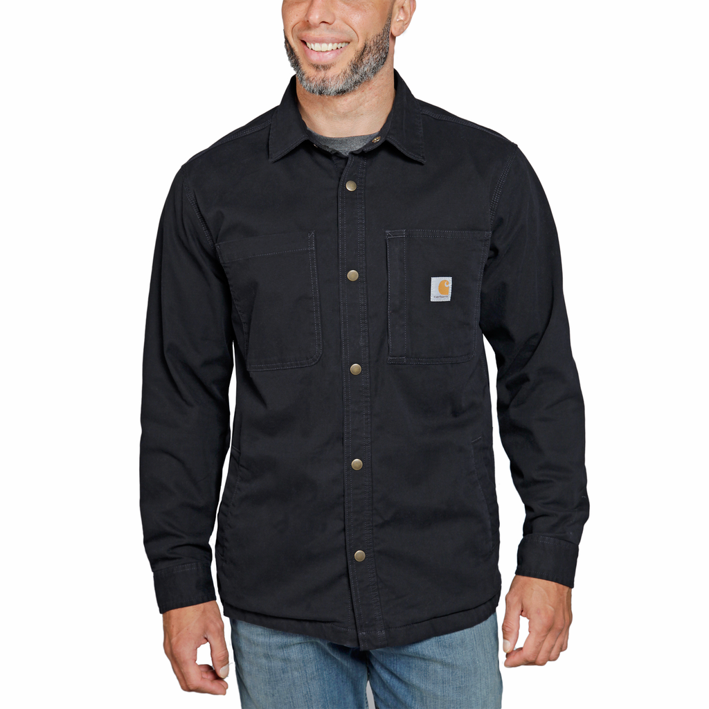 Rigby Lined Shirt Jac - Black