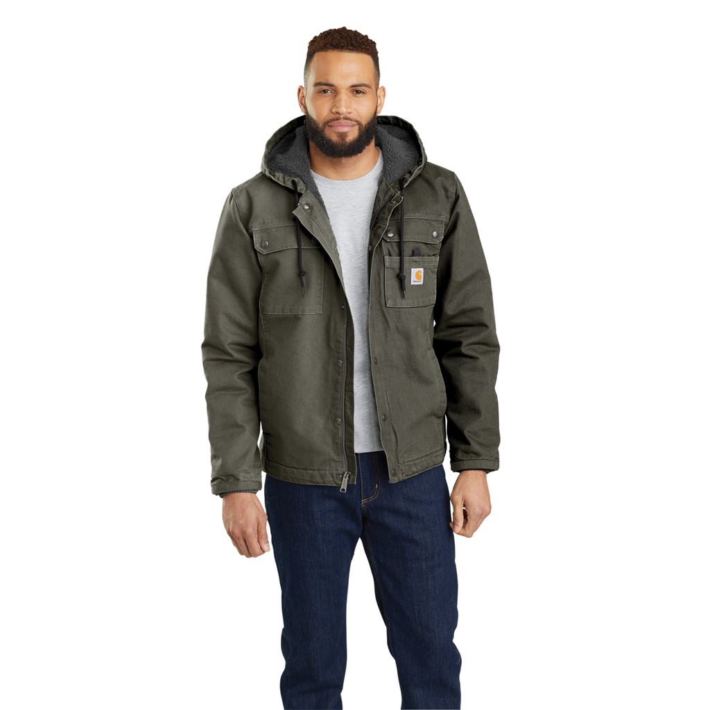[103826-MOSXLREG] Washed Duck Bartlett Jacket - Moss (XL)