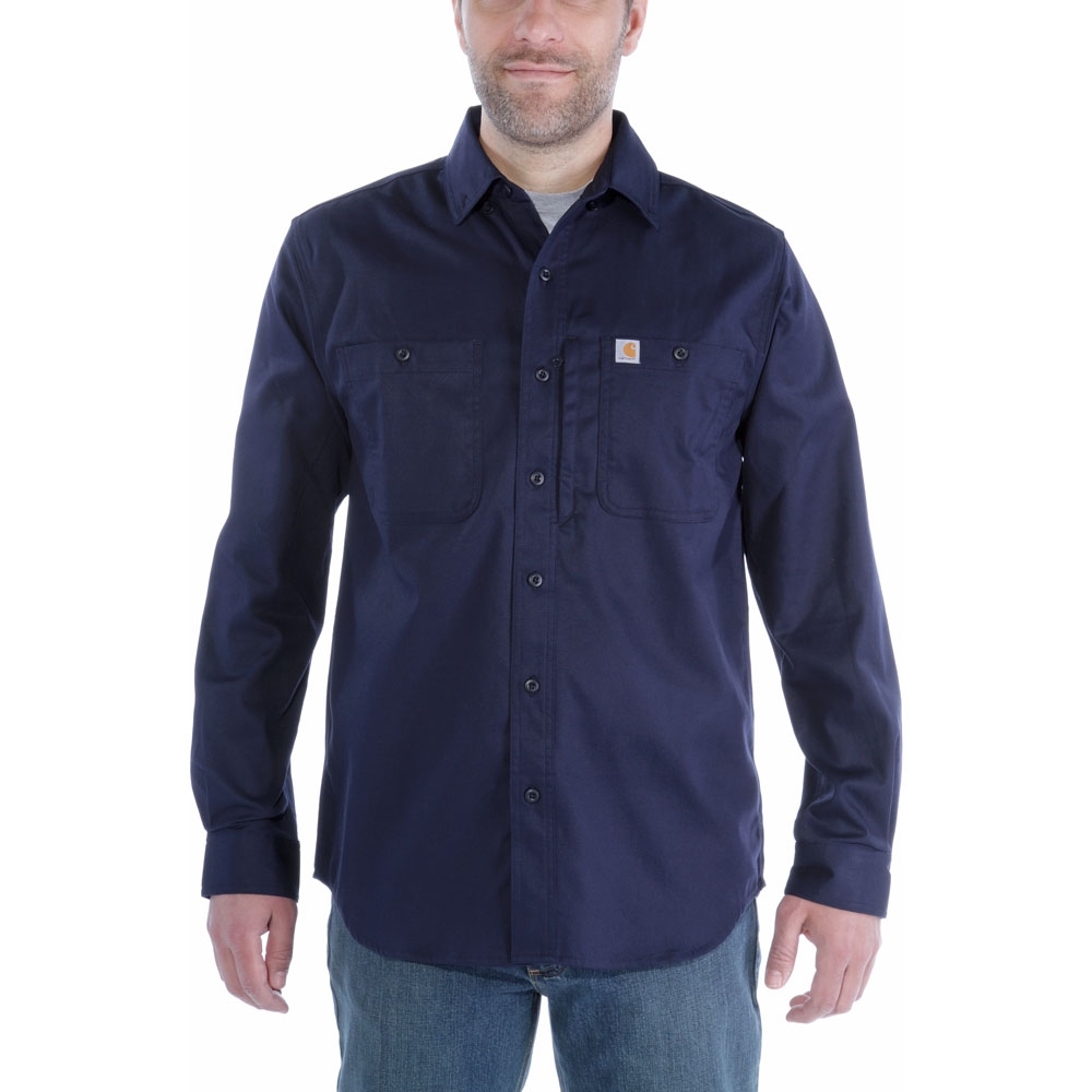 Carhartt Rugged Professional Work, Shirt , Color: Dark Blue , Size: L