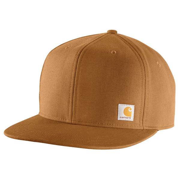 Carhartt Men's 100 Percent Cotton Duck Moisture Wicking Fast Dry Ashland Cap Carhartt Brown One Size