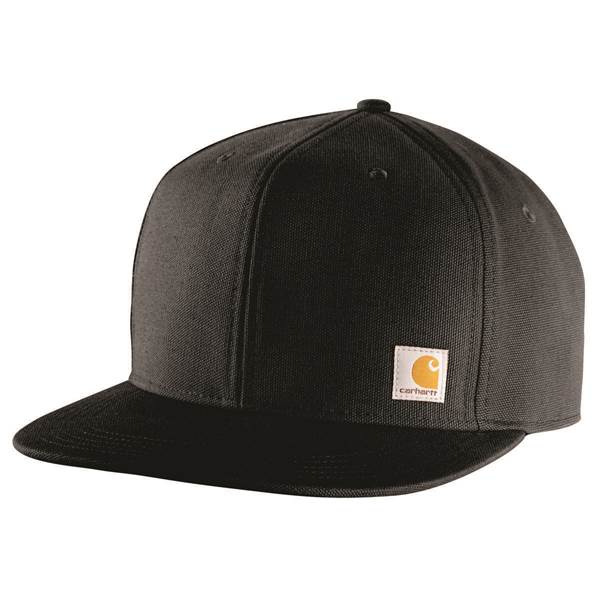 Men's OFA Black Cotton Cap Headwear